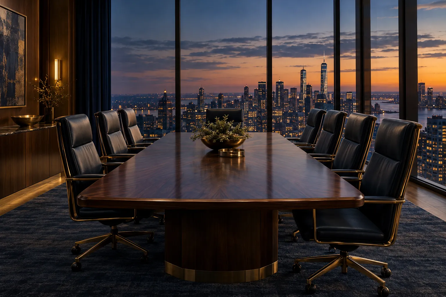 A boardroom